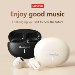 Оригинальные наушники LP19 Bluetooth 5.1, спортивные TWS, беспроводные наушники-вкладыши, гарнитура с двойным микрофоном HD, новинка 2023 года Lenovo