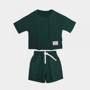 Комплект одежды , размер 116, зеленый BONITO KIDS. Цвет: зеленый/изумрудный