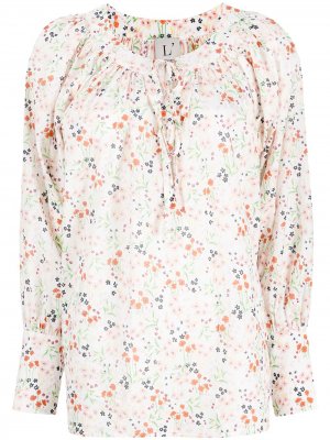 LAutre Chose блузка с цветочным принтом L'Autre. Цвет: белый