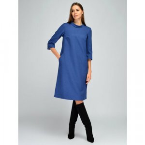 Платье, размер 48, голубой Viserdi. Цвет: голубой