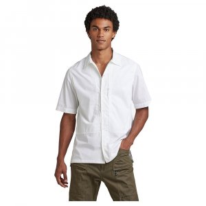 Рубашка с коротким рукавом Workwear Panel Straight Fit, белый G-Star