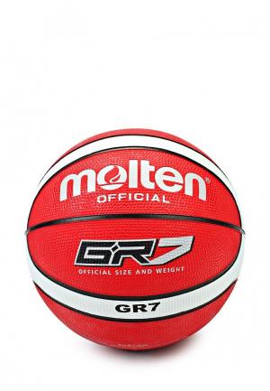 Мяч баскетбольный Molten. Цвет: красный