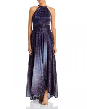 Платье с эффектом омбре металлик и , цвет Blue AQUA