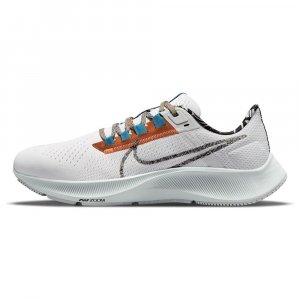 Кроссовки Air Zoom PegAsus 38, белый/оранжевый/черный/голубой Nike