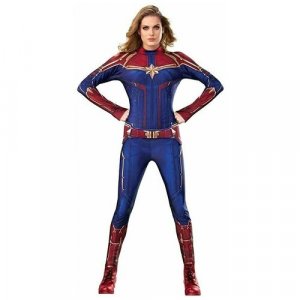 Rubies Official Marvel, Captain Marvel Hero Suit Ladies Costume, Adult Rubie's. Цвет: микс/разноцветный