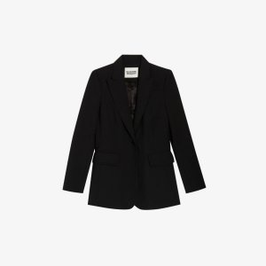 Однобортный пиджак Victory из смесового полиэстера , цвет noir / gris Claudie Pierlot