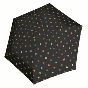 Мини-зонт , механика, купол 97 см, чехол в комплекте, мультиколор, черный reisenthel. Цвет: мультиколор