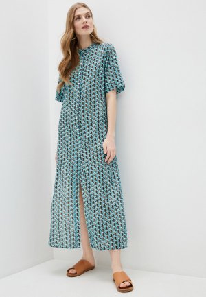 Платье пляжное Diane von Furstenberg DVF X ONIA RENEE DRESS. Цвет: голубой