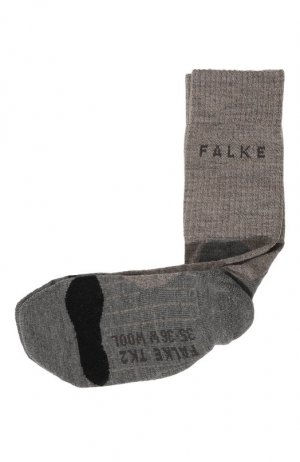 Шерстяные носки Falke. Цвет: серый