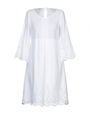 Короткое платье ZANETTI 1965. Цвет: белый
