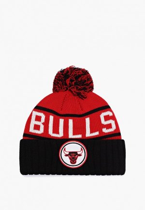 Шапка Mitchell & Ness Chicago Bulls. Цвет: красный