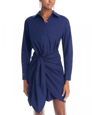 Платье-рубашка Charlotte с завязкой на талии , цвет Blue Derek Lam 10 Crosby