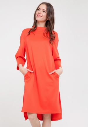 Платье Dlys D'lys. Цвет: оранжевый