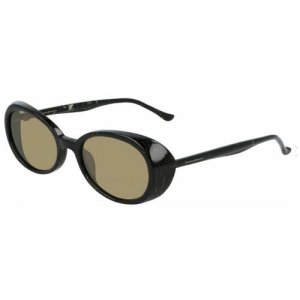 Солнцезащитные очки DO510S BLACK/GOLD MARBLE (2468715118012) DONNA KARAN. Цвет: черный