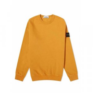 Свитшот Garment Dyed Sweatshort, размер XXL, оранжевый Stone Island. Цвет: оранжевый