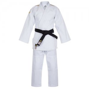 Кимоно для дзюдо , сертификат IJF, размер 185, белый adidas. Цвет: белый