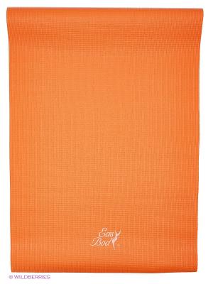 Коврик для йоги Easy Body. Цвет: оранжевый