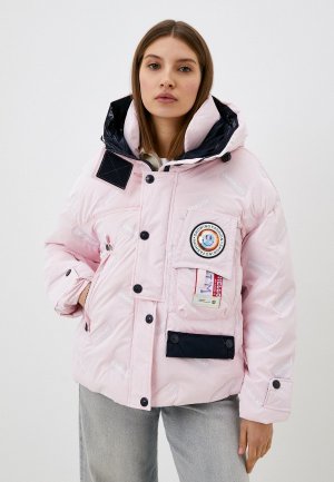 Куртка утепленная Fresh Cotton. Цвет: розовый
