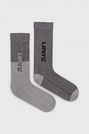 2 упаковки носков Levi's, серый Levi's