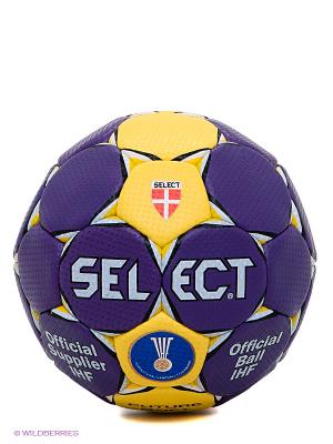 Мяч гандбольный Select. Цвет: фиолетовый, желтый