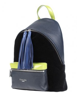 Рюкзаки и сумки на пояс PIANURASTUDIO. Цвет: темно-синий