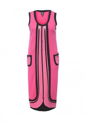 Платье Tricot Chic. Цвет: розовый