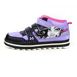 Кроссовки для девочек (33 размер) Monster High. Цвет: фиолетовый