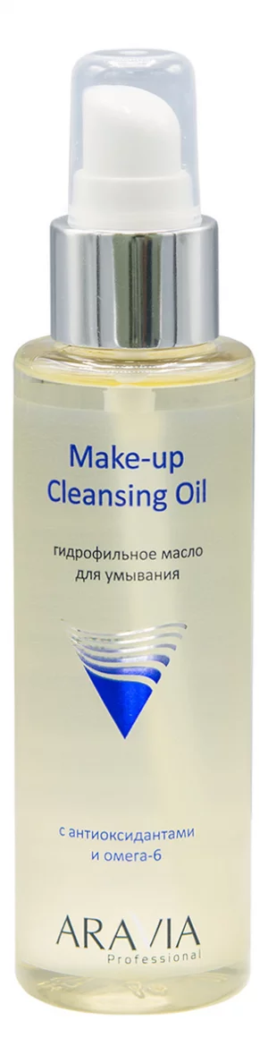 Гидрофильное масло для умывания с антиоксидантами и омега-6 Make-Up Cleansing Oil 110мл Aravia