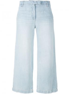 Укороченные широкие джинсы Current/Elliott