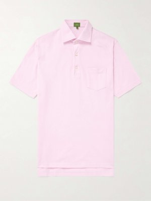 Рубашка-поло из хлопкового пике SID MASHBURN, детский розовый Mashburn