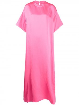 MarquesAlmeida платье из смесового льна Marques'Almeida. Цвет: розовый