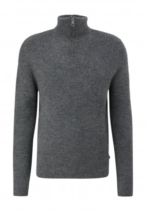 Вязаный свитер MIT REISSVERSCHLUSS , цвет graphit QS