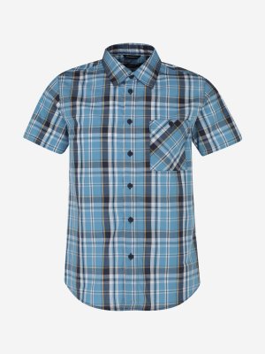 Рубашка с коротким рукавом мужская , Голубой Outventure. Цвет: голубой