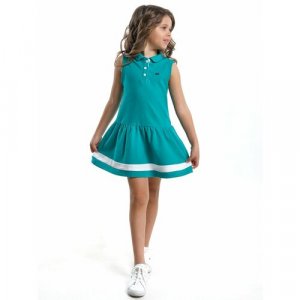 Платье , размер 104, бирюзовый Mini Maxi. Цвет: бирюзовый