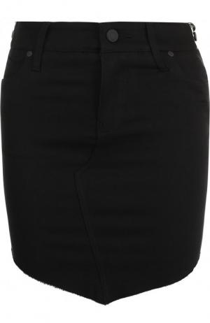 Однотонная мини-юбка с карманами RTA. Цвет: черный