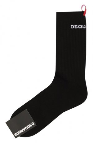 Хлопковые носки Dsquared2. Цвет: чёрный