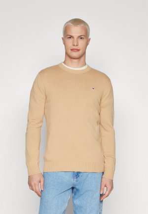 Вязаный свитер SLIM ESSENTIAL LIGHT SWEATER , цвет tawny sand Tommy Jeans