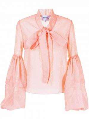 Блузка с объемными рукавами George Keburia. Цвет: розовый