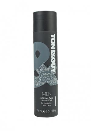 Шампунь Toni&Guy Глубокое очищение для мужчин Men Deep clean shampoo, 250 мл