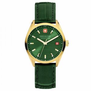 Наручные часы , зеленый Swiss Military Hanowa. Цвет: зеленый