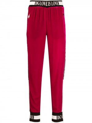 Спортивные брюки Love is Dolce & Gabbana. Цвет: розовый