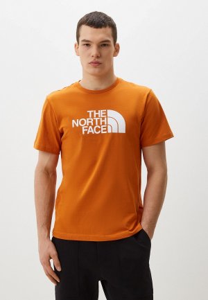 Футболка The North Face M S/S Easy Tee. Цвет: оранжевый