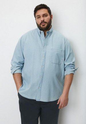 Рубашка джинсовая Marc OPolo O'Polo. Цвет: голубой