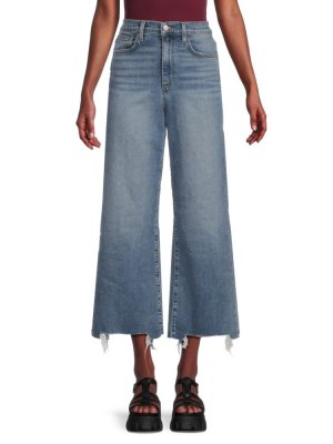 Укороченные широкие джинсы с высокой посадкой Joe'S Jeans, цвет Natalina Blue Joe's Jeans