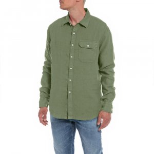 Рубашка с длинным рукавом M4082A.000.81388B, зеленый Replay
