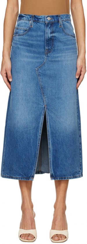 Синяя джинсовая юбка-миди ' Midaxi' Frame