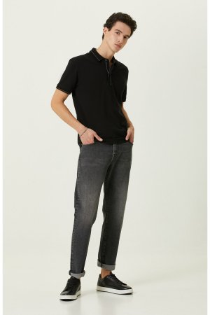 Прямые джинсовые брюки антрацитового цвета , серый Network