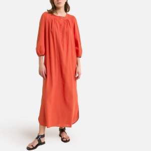 Платье DES PETITS HAUTS. Цвет: оранжевый