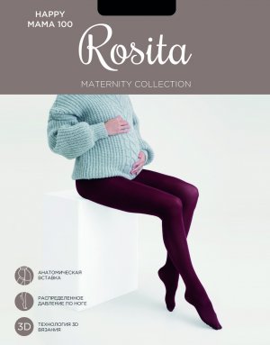 Колготки женские для будущих мам happy mama Rosita