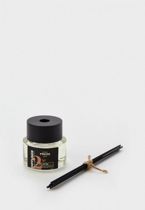 Аромадиффузор Press Gurwitz Perfumerie №2, с нотами бобов Тонка, черного перца и пачулли. Цвет: прозрачный